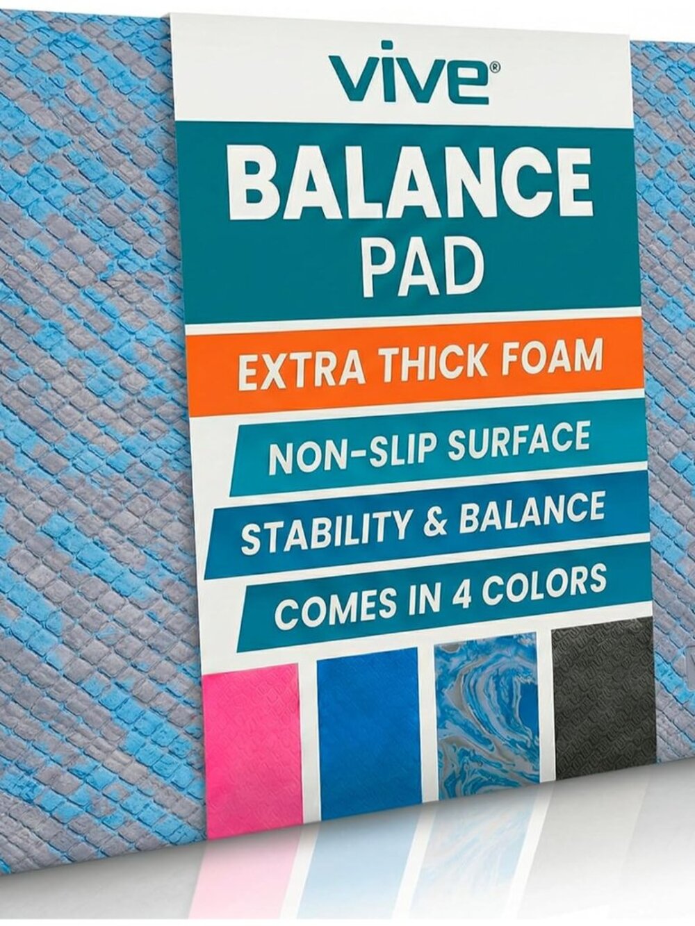 Balance Pad - Foam Large Yoga Mat Trainer for Physical Therapy, Stability Workou